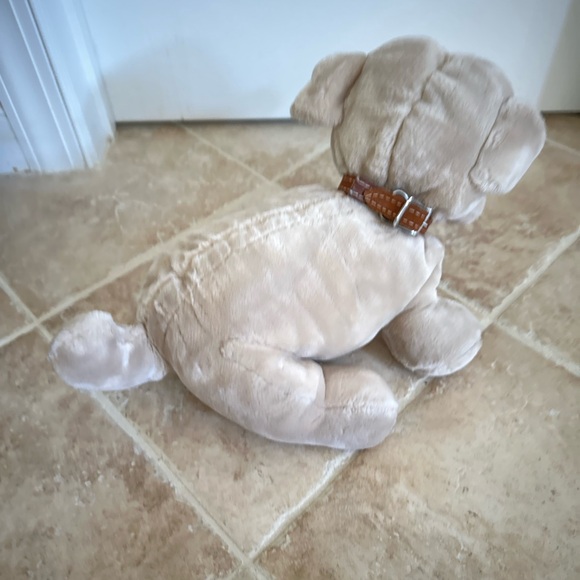 Vintage Commonwealth Bulldog with Collar Puppy Dog Plush Stuffed Animal - Picture 3 of 10